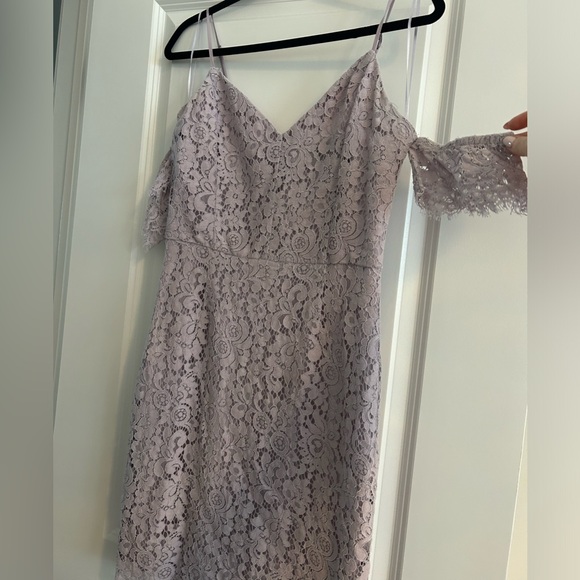 Lavender Lace Dress (fits size 6-7) - Picture 2 of 4